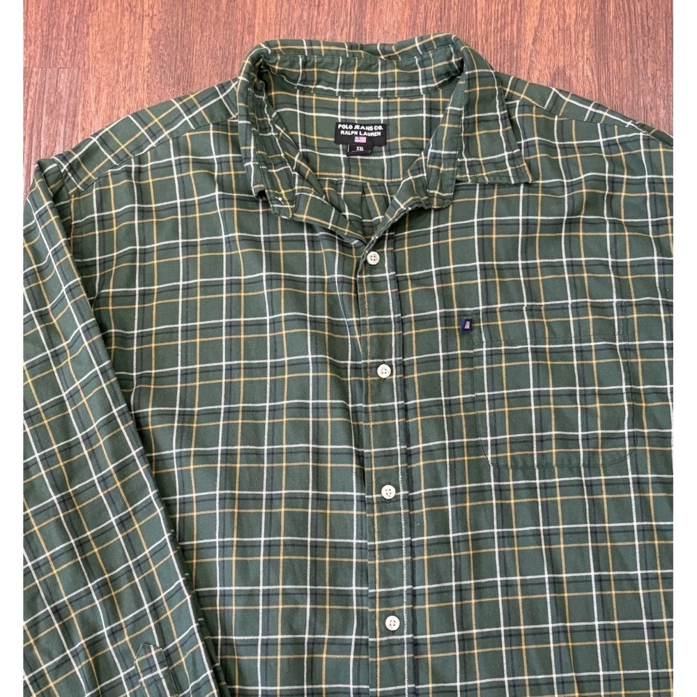 Polo Jeans Company Ralph Lauren Men's Button Down Shirt XXL Cotton RN 67437